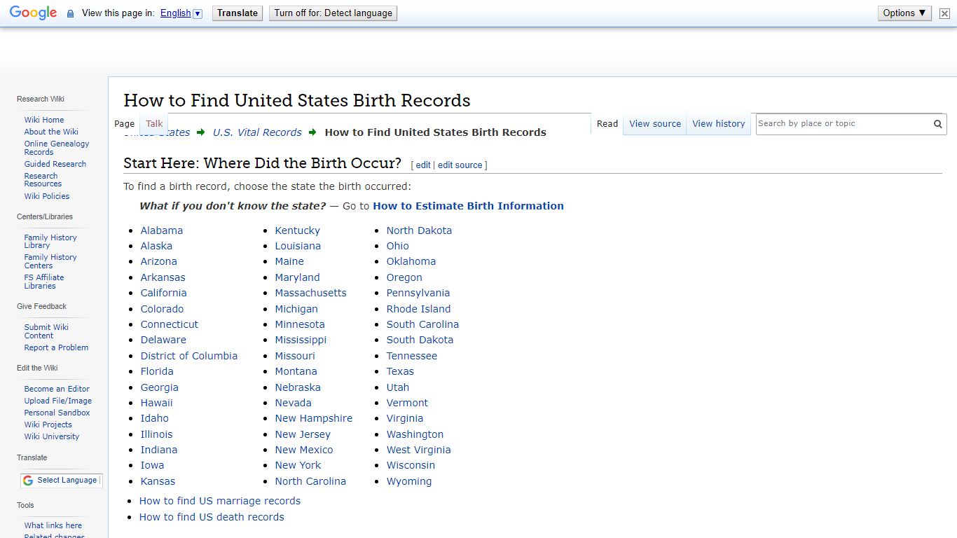 How to Find United States Birth Records • FamilySearch